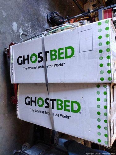 GhostBed GB Classic Twin XL Memory Foam Mattresses, 2-Pack; GhostBed Power Adjustable Base (1 of 7)