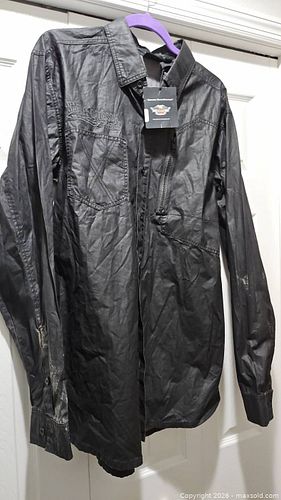Harley Davidson Coated Button Up  (1 of 8)