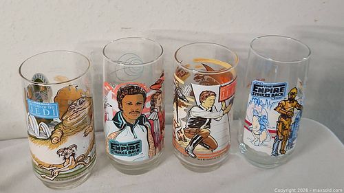 Lot Of Vintage Star Wars Glasses (1 of 5)