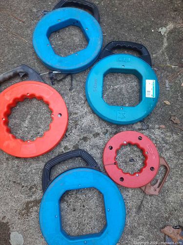 Ideal Fish Tape / Cable Puller Reels Lot (3-5 pcs) (1 of 3)