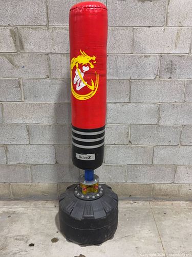 DripeX Freestanding Punching Bag, Red/Black, 5–6 ft (1 of 4)