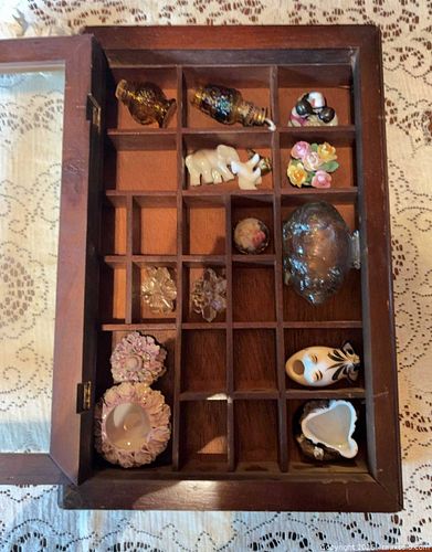 Display Case with Treasures (1 of 10)