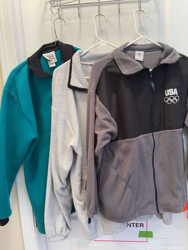 Lot of Medium Fleece Jackets with Team USA Embroidery (1 of 10)