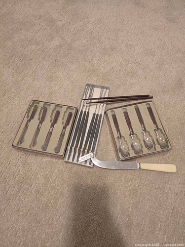 Italian Cutlery & Spring Fondue Forks, 17 Pieces (1 of 6)