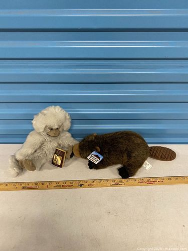 Starbucks Wildlife Collectible Plushes - Mangabey & Beaver (1 of 10)