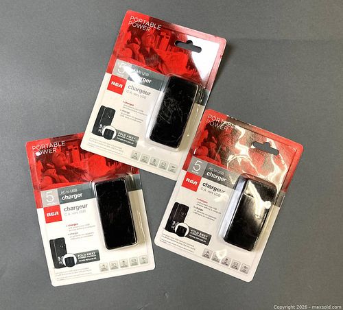 Lot of 3 -  NEW - RCA USB Wall Chargers (1 of 5)