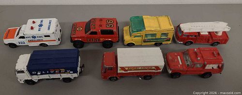 Vintage Majorette Die-Cast Toy Cars Lot of 7, 1:67 Scale (1 of 6)