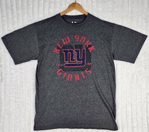 New York Giants NFL Team Apparel Gray Large T-Shirt (1 of 5)
