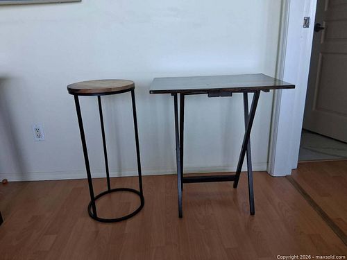 Stands - 1 wood top and 1 lacquer top (1 of 3)