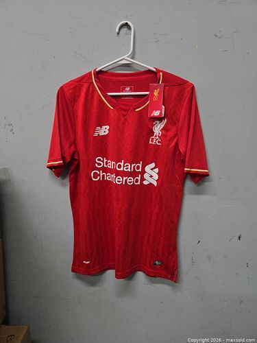 New Balance Liverpool F.C. Short Sleeve Jersey - Small Red (1 of 5)