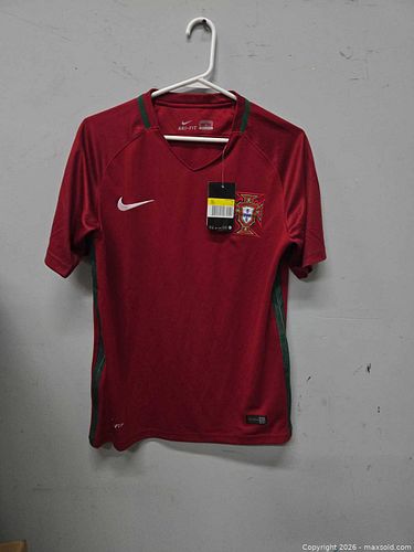 Nike Portugal FPF Crest Short Sleeve Jersey S Red (1 of 6)