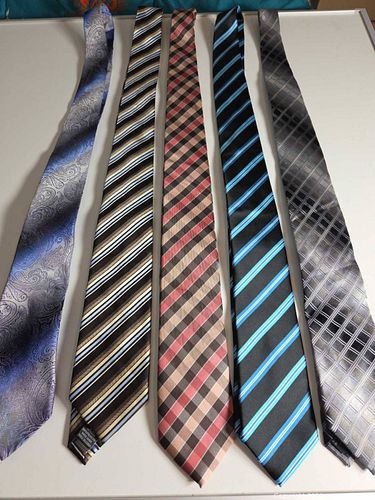Lot of 5 Men's Neckties - Croft & Barrow, Covington, Pierre Cardin (1 of 6)