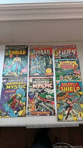 Marvel Comic Lot: Modred the Mystic, Nick Fury, Worlds Unknown (1 of 10)