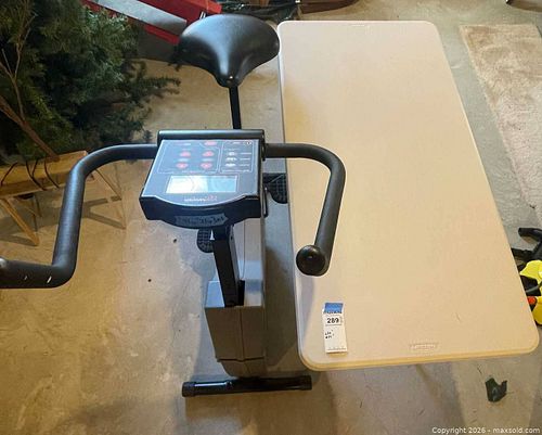 Lifetime Folding Table and Vita Master Exercise bike   (1 of 9)