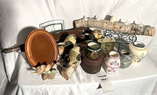 Lot of 10+ Assorted Rustic Decorative Vases, Figurines & More (1 of 15)