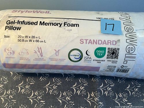 New Gel Infused Memory Foam Pillow  (1 of 8)