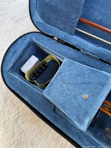 A VIOLIN WITH CASE. (1 of 2)