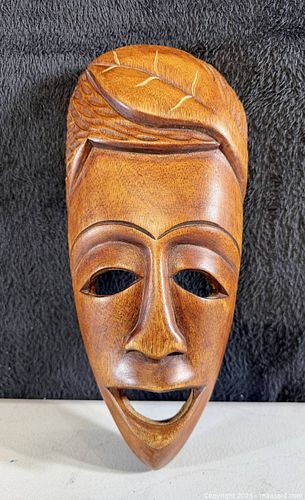Haitian Wooden Wall Mask, Folk/Tribal Design (1 of 5)