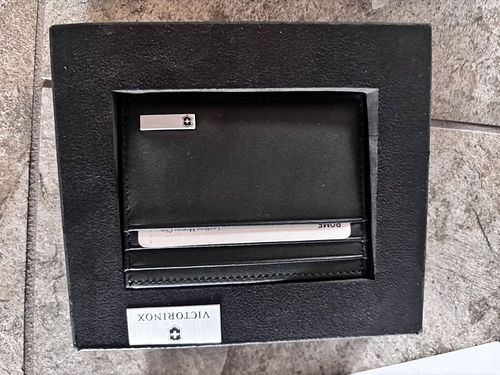 Victorinox & Coach Leather Bifold Wallets with Metal Accents (1 of 9)