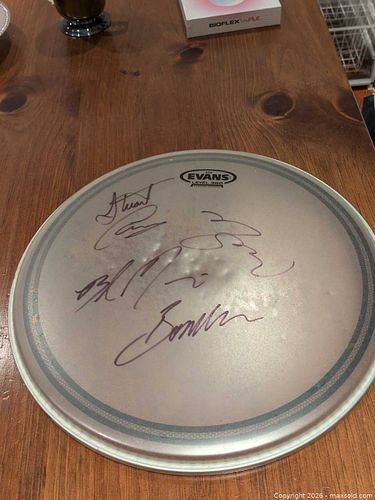 Evans Level 360 EC2 Drum Head — Autographed by Matthew Good (Matthew Good Band) (1 of 3)