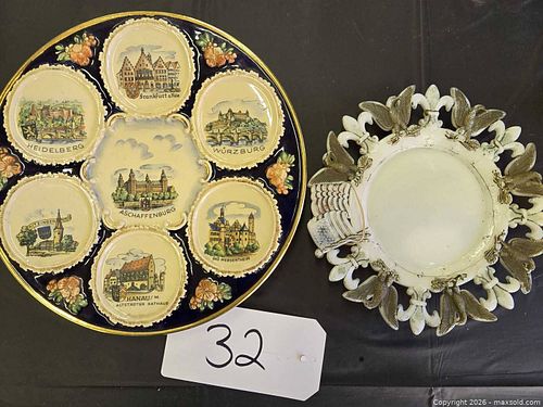 Vintage plates, Milk glass (1 of 3)