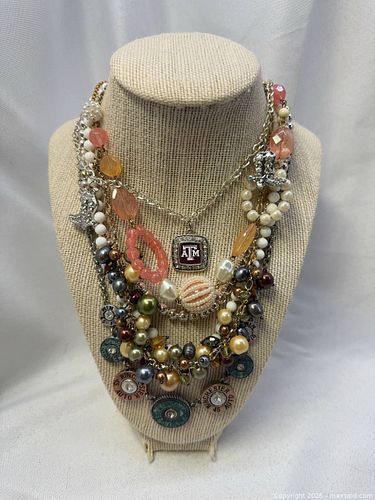 Assorted necklaces Beaded & Charm Necklaces (Gold/Silver Tone) (1 of 12)