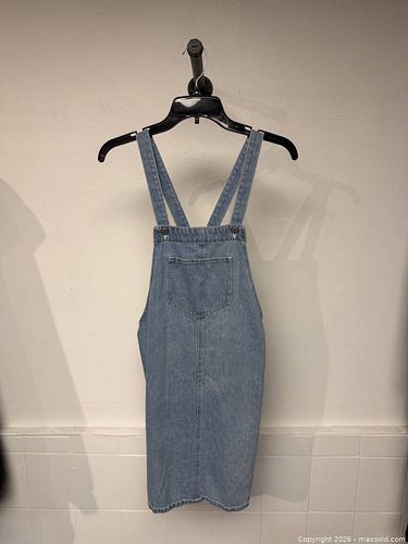 Twik blue overall dress (1 of 3)