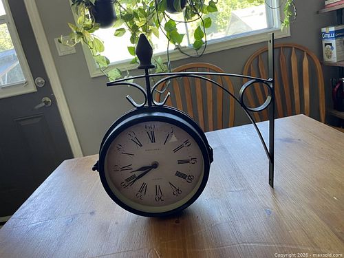 Wall Mounted Double Sided Clock (1 of 8)