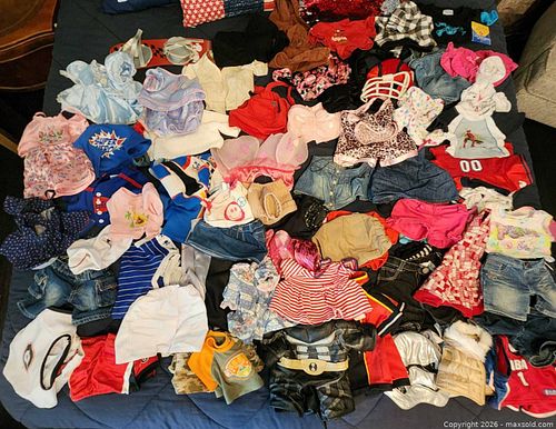 Lot of 60+ Assorted Build-A-Bear & Plush Clothing, Shoes, Hats (1 of 9)
