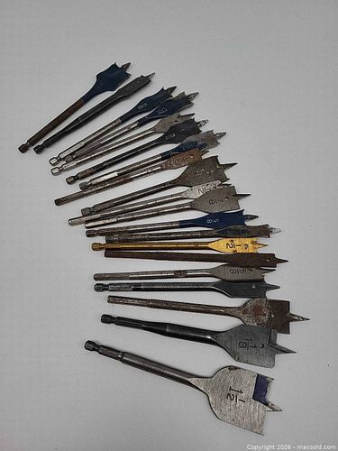 Spade / Paddle Drill Bit Assortment 1/2"–1" 21+ pcs (1 of 4)