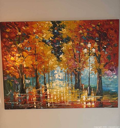 Wall Art - Foliage Themed Wrapped Canvas D (1 of 5)