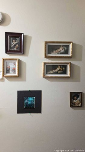 Mixed Framed Prints and Reproductions, Various Subjects (6+) (1 of 19)