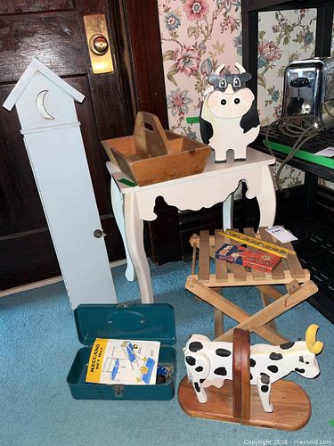 Decor, Meccano Set, Wooden Table Lot (1 of 14)