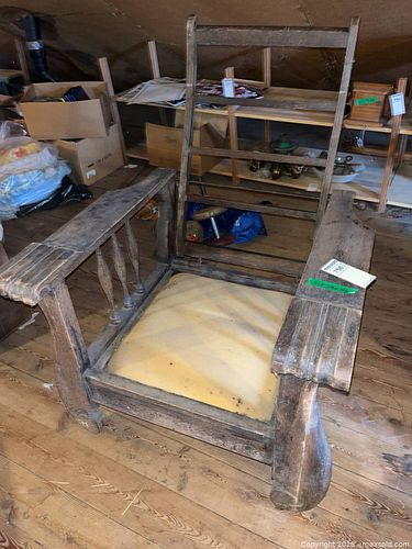 Wooden Reclining Chair Frame (1 of 14)