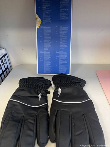 Black X-Large Ski/Snow Winter Gloves, Water-Resistant, 3M Thinsulate (1 of 4)