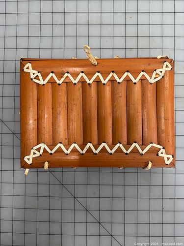 Bamboo and Wood Jewelry Box with 6 Compartments (1 of 3)