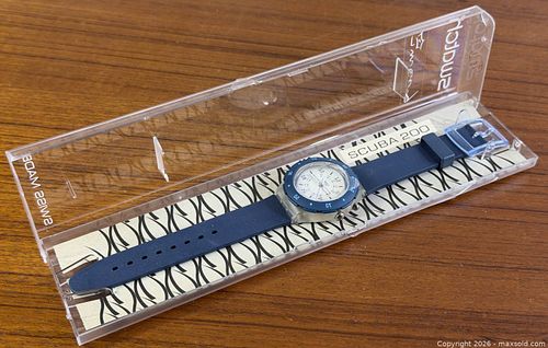 Vintage Swatch Scuba 200 Swiss Quartz Dive Watch – NOS Boxed (1 of 9)