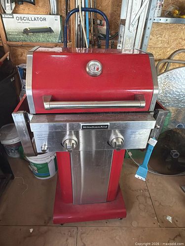 KitchenAid 2-Burner Gas Grill with Cover (1 of 10)