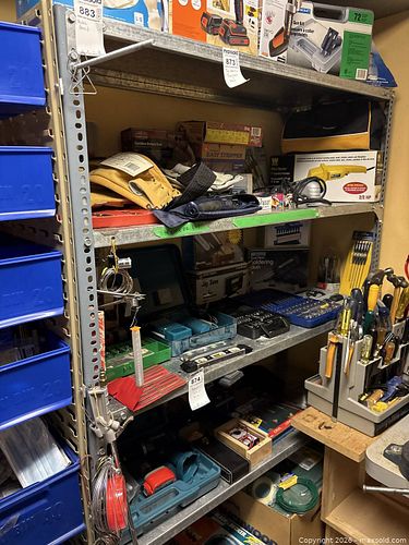 Metal Storage Shelf (1 of 7)