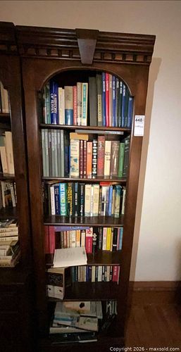 Tall Wooden Bookcase (1 of 8)