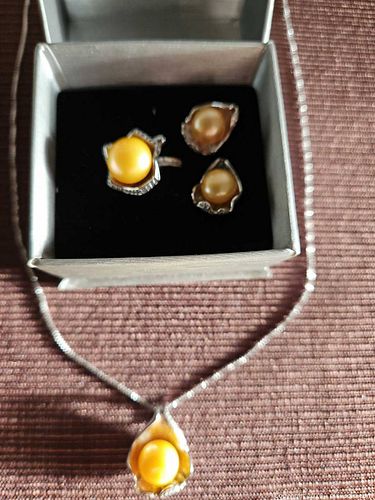 Necklace, Earrings, and Ring set (1 of 8)