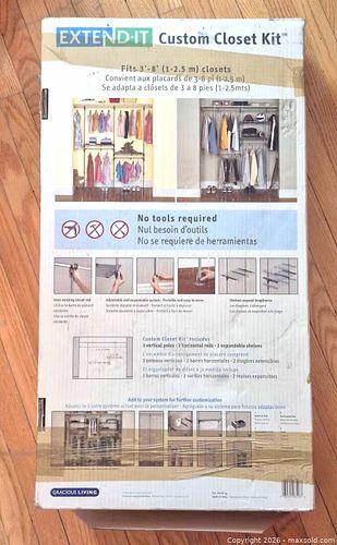 New Extend-it Closet Organizer  (1 of 3)