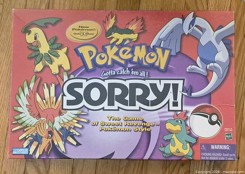 Vintage Pokemon Sorry Board Game  (1 of 4)