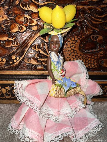 Vintage ATC "Made in Hong Kong" Fruit-Vendor Souvenir Doll (1 of 5)