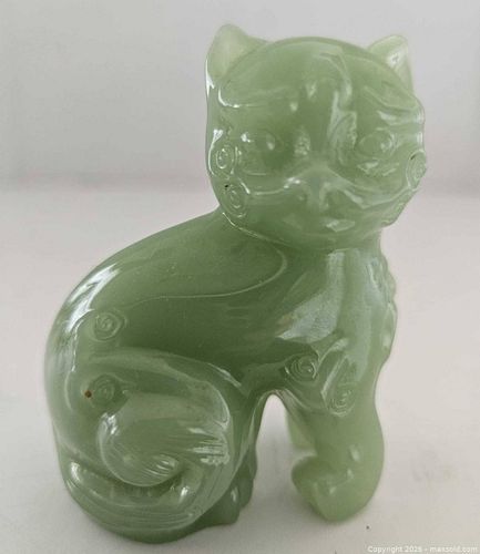 Chi'ing Dynasty Curio Cabinet Cat  (1 of 4)