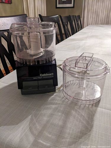 Cuisinart 3-Cup Mini Food Processor / Chopper, Black/Clear (1 of 7)