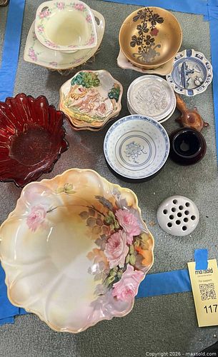 Assorted Decorative Bowls & Dishes — Porcelain and Hand-Blown Glass (1 of 12)