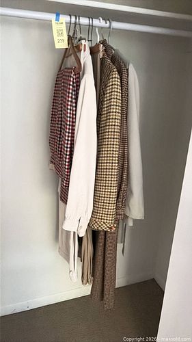 Blazer, Coat and Dress Lot — Beige, Brown & Red Checks (1 of 13)