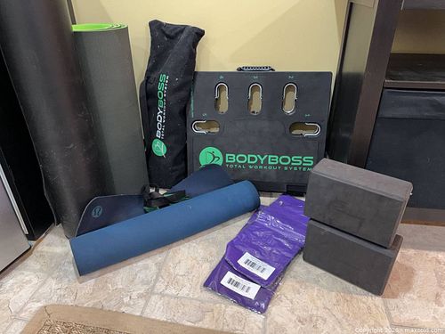 BodyBoss Home Workout System plus yoga Mats, Blocks & sand bags (1 of 4)