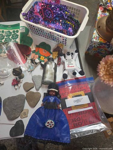 Assorted Lot of Small Figurines, Beads, Magnets & More (1 of 7)